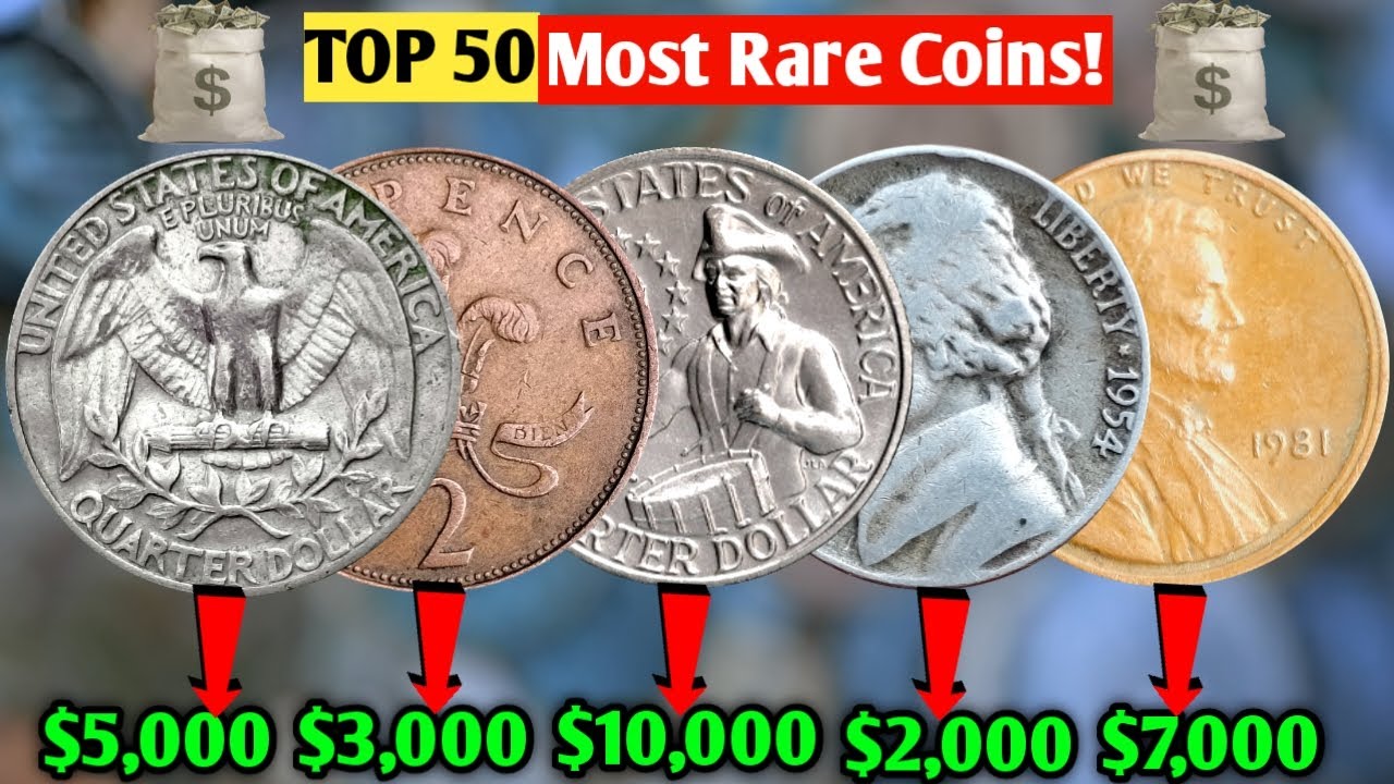 DO YOU HAVE THESE TOP 50 ULTRA RARE & MOST VALUABLE COINS WORTH A LOT