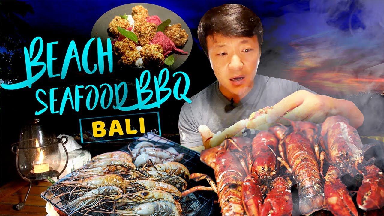 BEACH SEAFOOD LOBSTER BBQ & BEST Restaurant in Bali?! | Strictly Dumpling