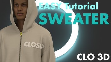 Free Pattern | Making a Easy Basic Hoodie in CLO3D | Full Tutorial | For Beginners