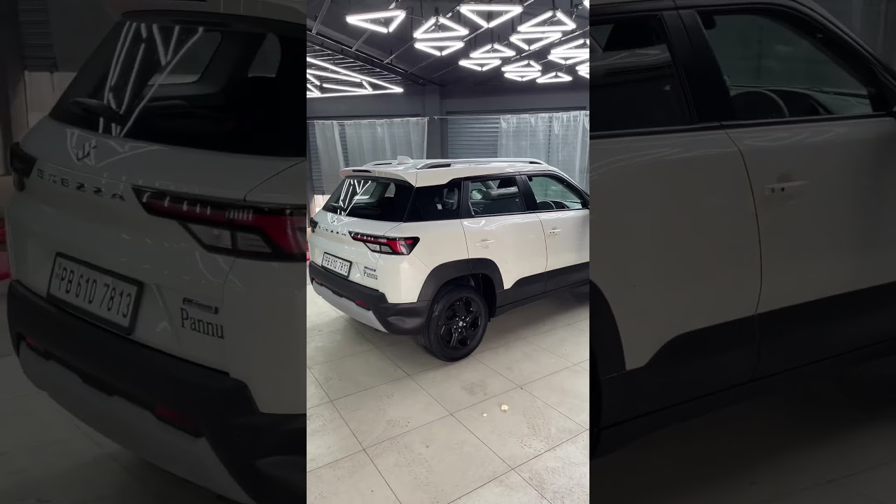 Maruti Suzuki Brezza protected with Titanium Ceramic Coating