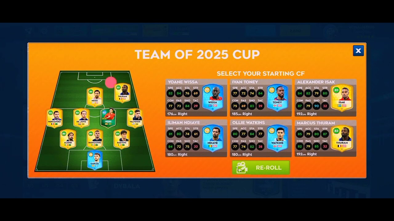 |2025 cup draft ⚡ team is ready