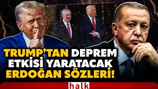 Netanyahu İle Bi̇rli̇kte Türki̇yeyi̇ Konuşacağim Trump, Erdoğana Ilişkin Öyle Şeyler Söyledi Ki