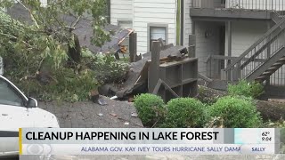 Cleanup happening in Lake Forest