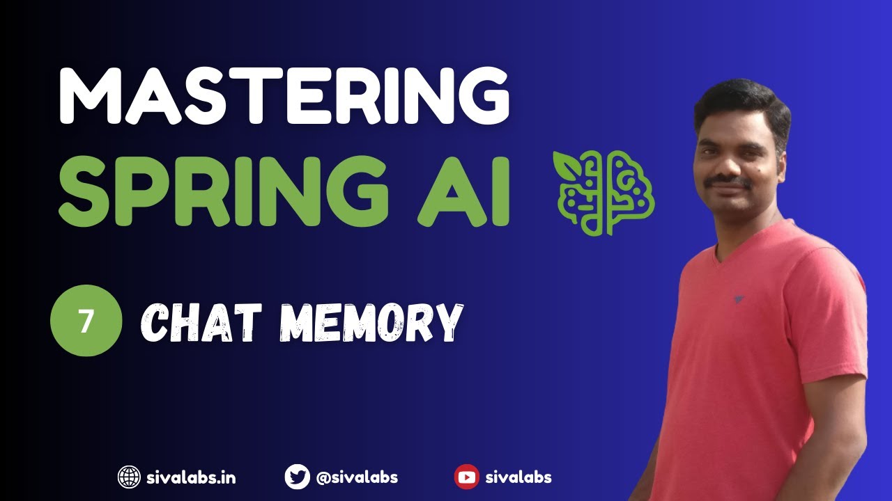 Spring AI Tutorial : 07 - Chat Memory - YouTube