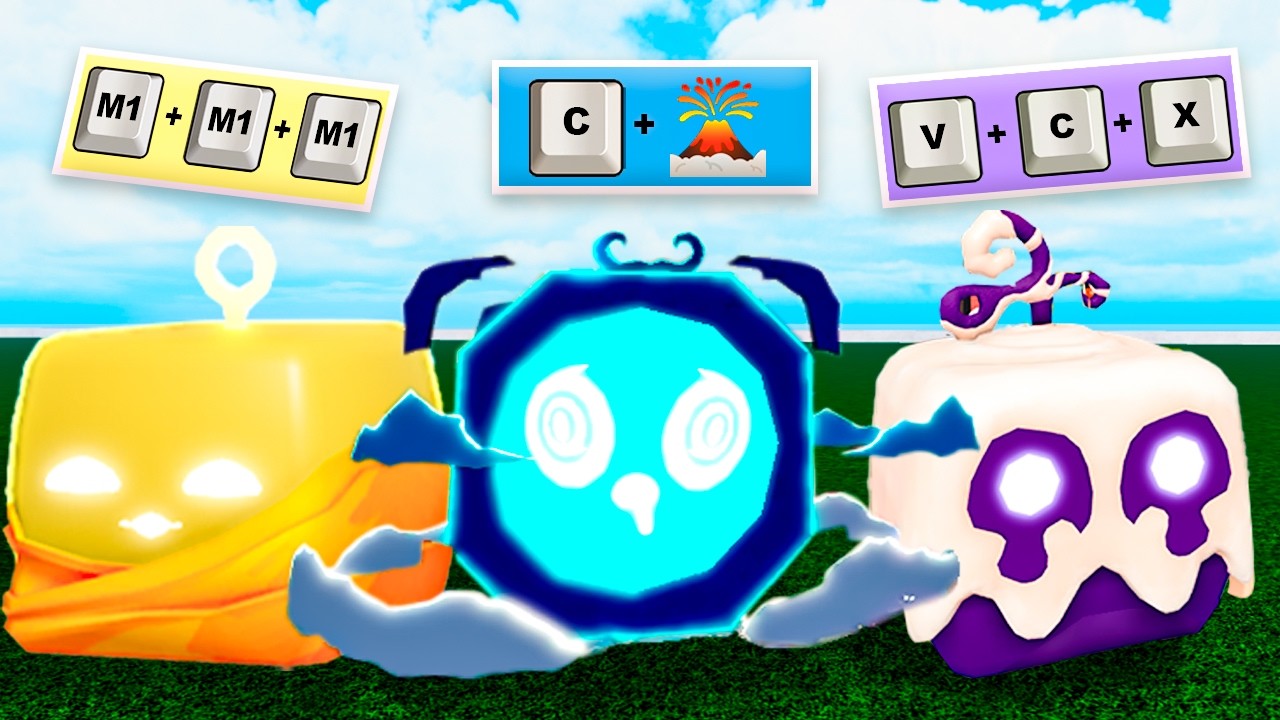 Probando los COMBOS *ONE SHOT* más FACILES en BLOX FRUITS!