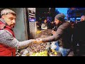 Istanbul kadikoy night walk 4k market tour