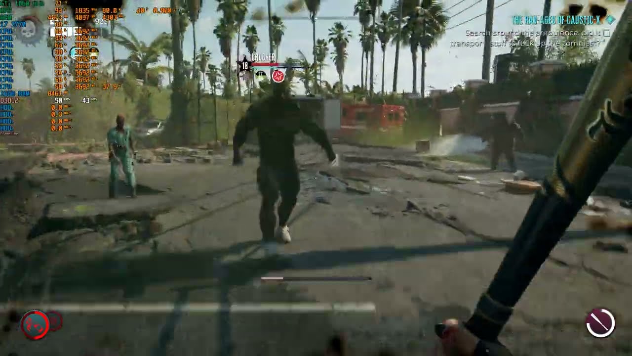 Dead Island 2 - GTX 1060 6GB - i7 3770 - 1080p