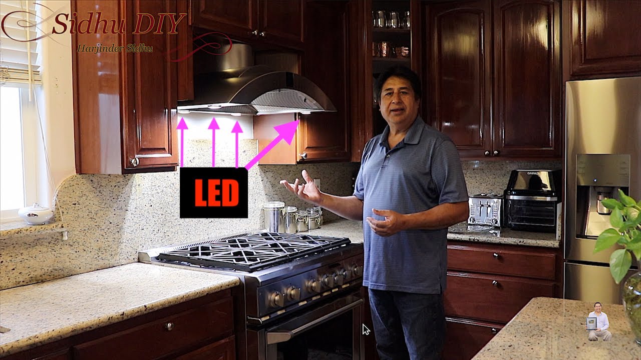 Tips and Tricks: Upgrade Kitchen Hood Lights To LED  Kitchen Hood Halogen  Bulb Upgrade To LED 