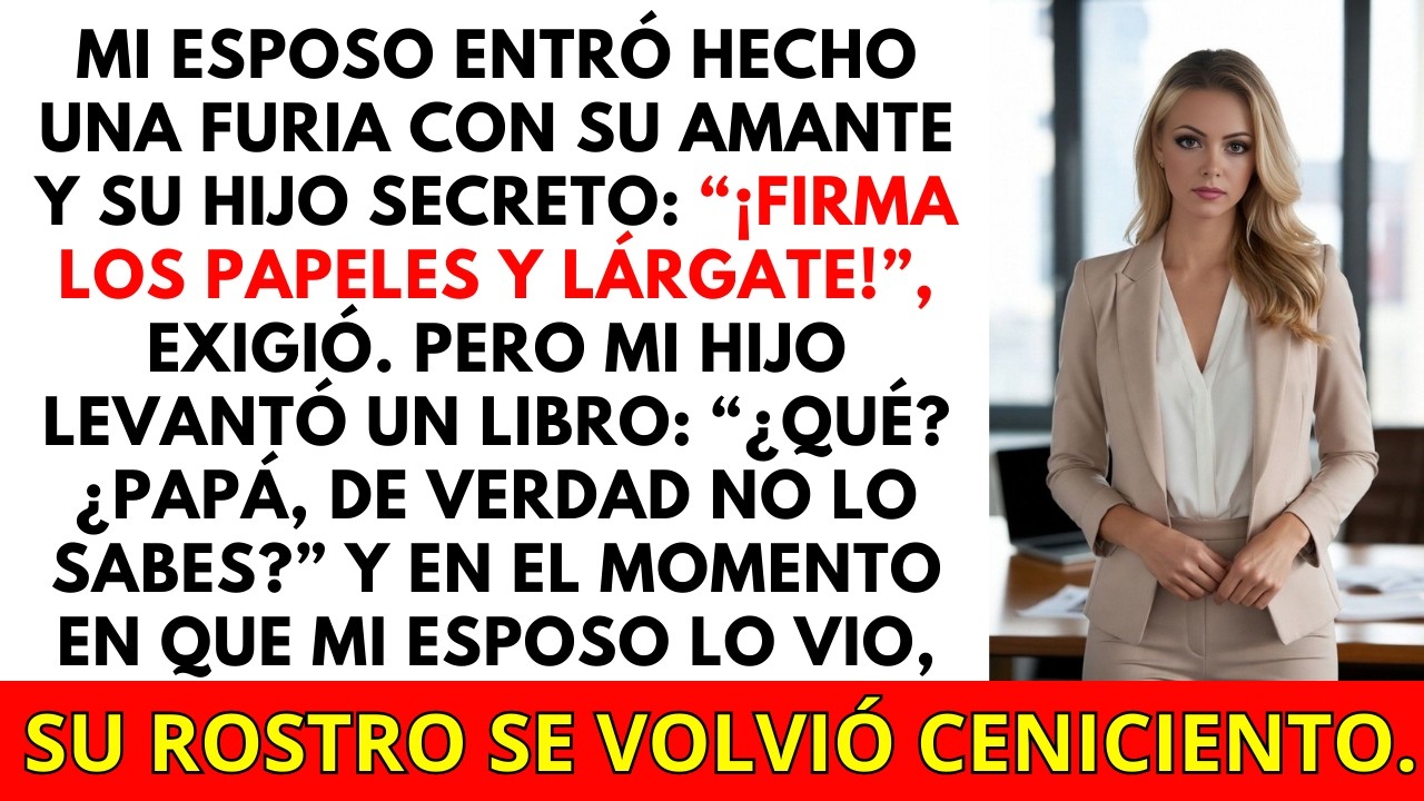 Mi esposo trajo a su amante y a su hijo secreto… pero mi hijo lo expuso y lo destruyó