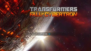 Transformers: Fall of Cybertron Title Screen (Xbox One, PS4)