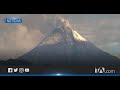 Preocupación por constantes y fuertes erupciones del volcán Sangay