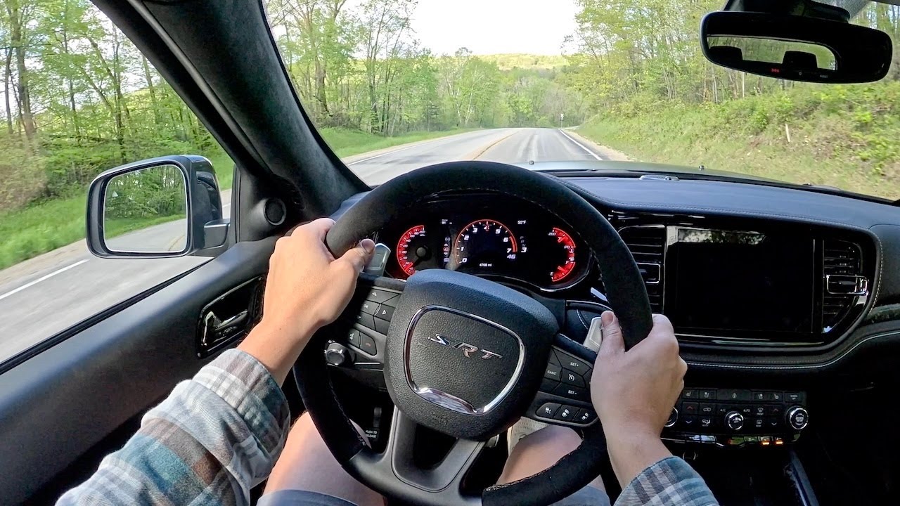2025 Dodge Durango SRT Hellcat Brass Monkey POV Start Up, Test Drive (6 ...