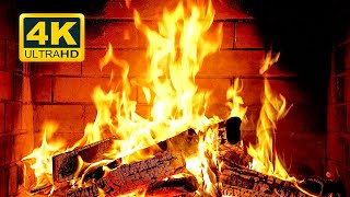  Cozy Fireplace 4K 12 Hours Fireplace With Crackling Fire Sounds Fireplace Burning 4K