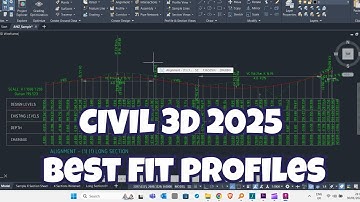 Creating Best Fit Profiles using Civil 3D 2025