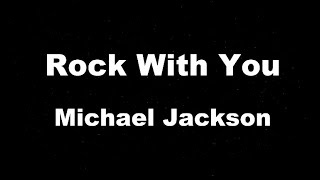 Karaoke♬ Rock With You - Michael Jackson 【No Guide Melody】 Instrumental Resimi