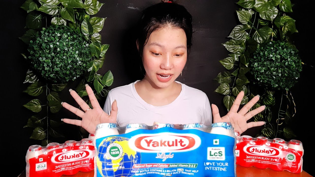 DRINKING 25 YAKULT JASMINE CINZAH YouTube