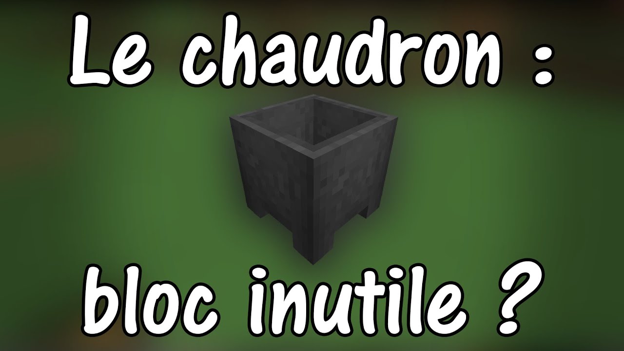 Comment Faire Un Chaudron Dans Minecraft Chaudron Minecraft : Comment