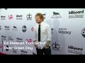 Ed Sheeran 'Fan-Girled' Over Green Day