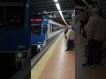 S-6000 entrando en andén de L9A en ATP en Pta de Arganda L9B TFM #metrodemadrid #shorts #viral