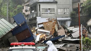 Au moins deux morts dans une gigantesque coulée de boue au Japon