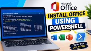 How to Find and install Microsoft Office on windows (step-by-step) | using PowerShell