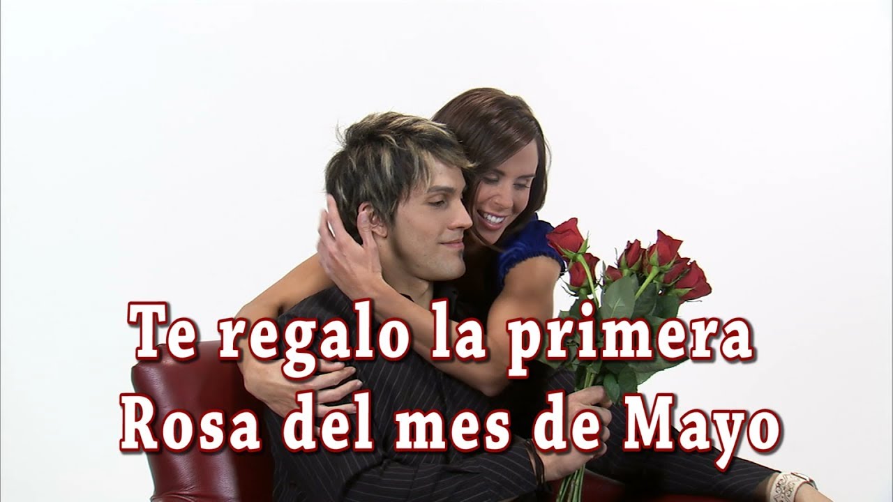 donante y donatario Te regalo la primera Rosa del Mes de Mayo