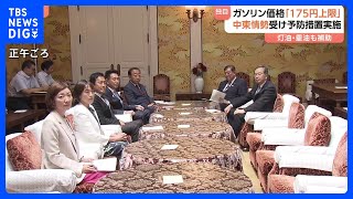 【独自】石破総理、ガソリン価格の予防的な激変緩和措置を表明　6月26日開始　1Lあたり“175円上限”に　灯油・重油も補助｜TBS NEWS DIG