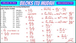 LENGKAP ‼️MENENTUKAN BILOKS UNSUR DALAM SENYAWA