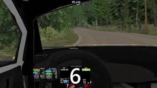 RBR hotlap - exploriation of space of Ouninpohja