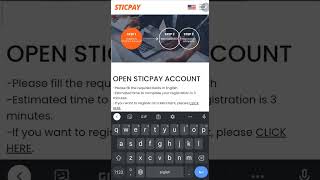 التسجيل في ستيك باى STICPAY