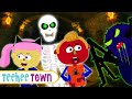 A Haunted Tunnel Adventure | Scary Fun Songs For Kids | Teehee Town