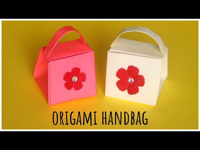 Make a handbag👍#handbag #diy #origami #tutorial #craft #forkids