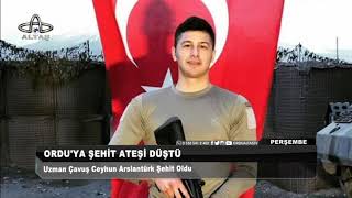 Şehit Ateşi Orduya Düştü I Ordu Altaş Tv - 29 Ağustos 2020