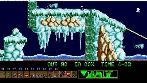 Lemmings Custom Level - Tundra Trauma