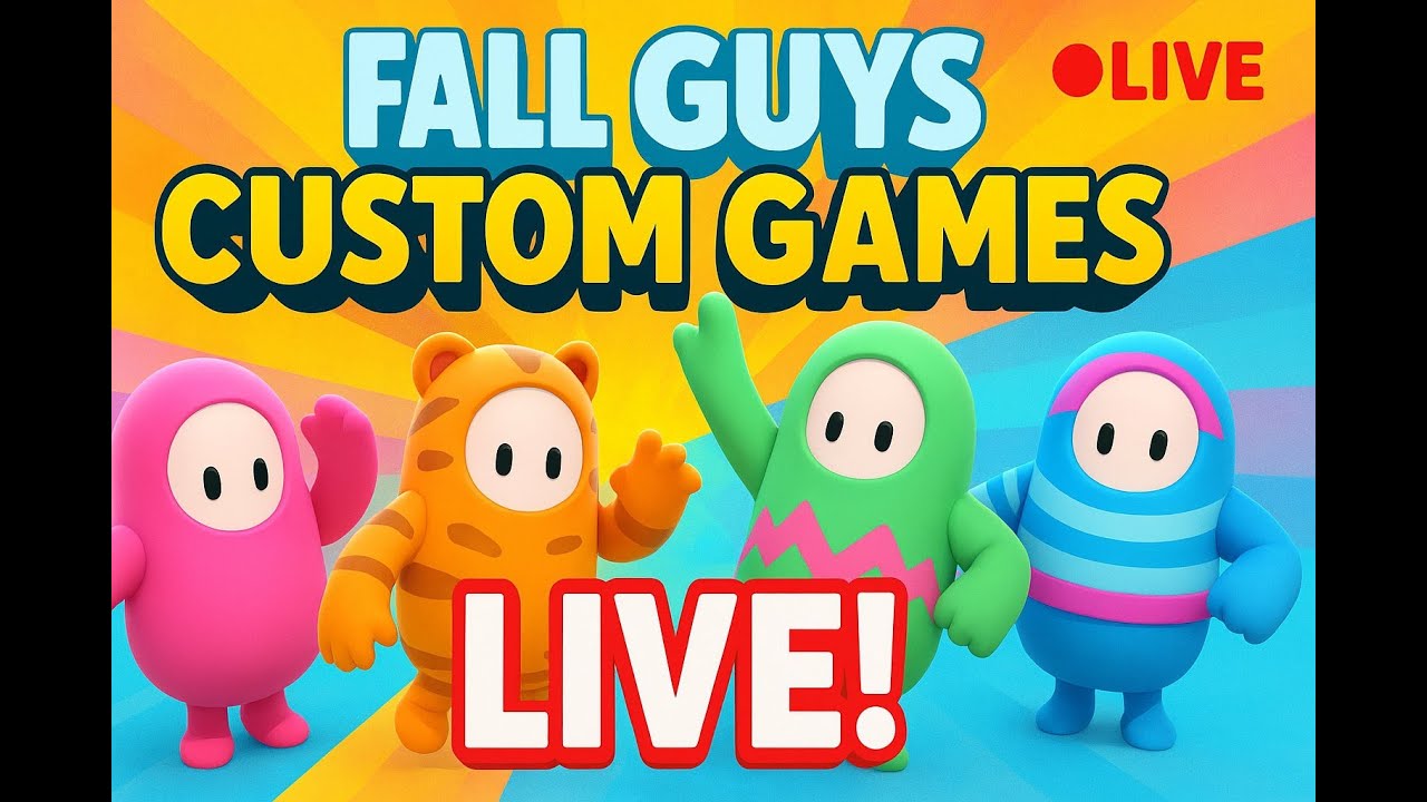 🔴 Fall Guys Custom Games LIVE! Custom Lobbies With Viewers! LIVE Fall Guys