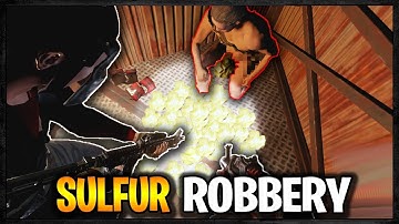 RUDE SULFUR ROBBERY a RICH MAN | Rust Raid Diary S7E4