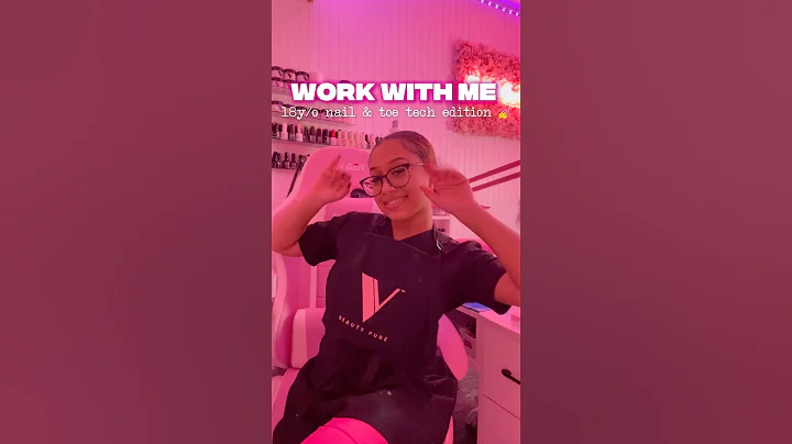 busy day as a teen nail & toe tech 🤑