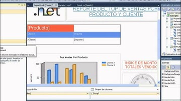 Medidores, Reportes Gráficos & Imagenes en Report Viewer 2010