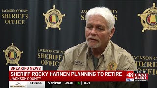 Jackson County Sheriff to retire after 43 years in law enforcement