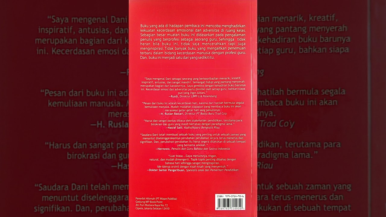 Doni Ronnie M : The Power of Emotional & Adversity Quotient for Teachers