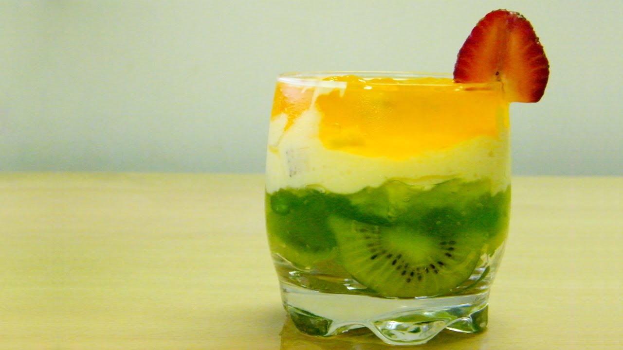 Fruit Custard Jelly YouTube