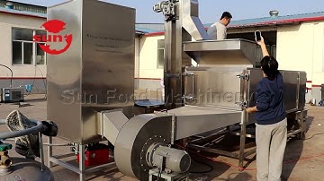 Continuous Roasting Machine for Roasting Peanuts