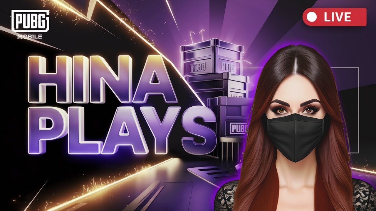 HINA PLAYS IS LIVE | UC AND RP GIVEAWAY CUSTOM ROOMS | PUBG MOBILE NEW ...