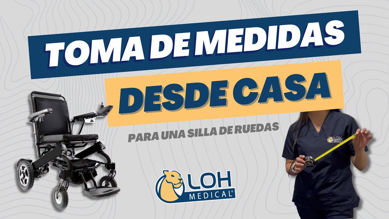 Cómo hacer la toma de medidas para el uso de silla de ruedas