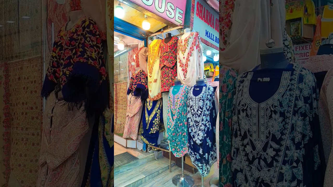 Pure Pashmina Suit Manali Mall Road Market 