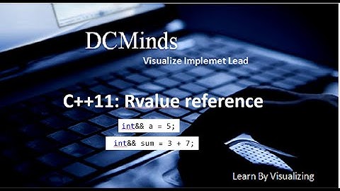 C++11 : Rvalue Reference (use-case)