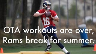 Jared Goff and Rams conclude OTA workouts
