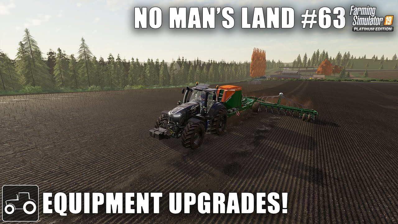 Harvesting Oats, Buying A New Seeder & Plow, No Man's Land #63 Farming Simulator 19 Timelapse