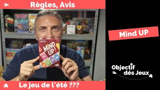 Mind Up Un des meilleurs jeux de l'été ?? Comment jouer une partie avec vidéo règle fr du jeu.