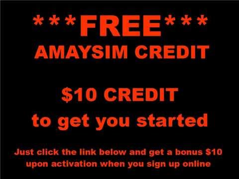 free-amaysim-credit